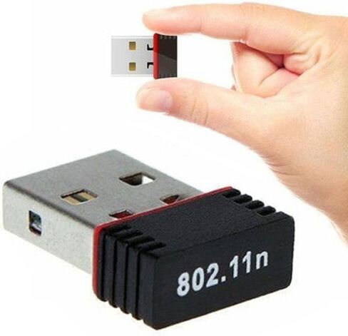 FROYUIO 2-Pack Mini USB Wi-Fi Adapter 150Mbps 802.11n 2.4GHz Wireless Network Card - Plug & Play No Driver Needed for Windows/Mac/Linux - 2dBi High Gain Antenna for Desktop/Laptop/PC in Saudi Arabia