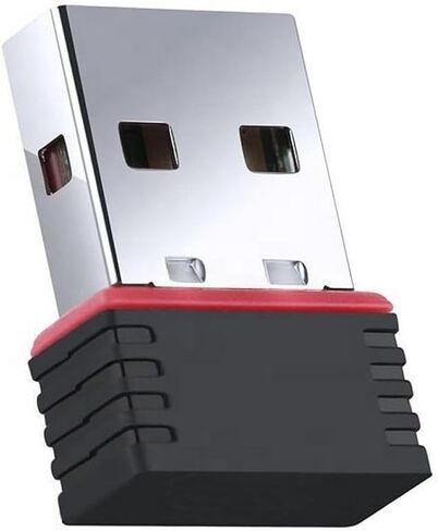 FROYUIO 2-Pack Mini USB Wi-Fi Adapter 150Mbps 802.11n 2.4GHz Wireless Network Card - Plug & Play No Driver Needed for Windows/Mac/Linux - 2dBi High Gain Antenna for Desktop/Laptop/PC in Saudi Arabia