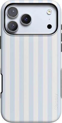 Casely iPhone 17 Pro Case | Blue Stripes | Sunday Best | Bold Protective Design | Compatible with MagSafe in Saudi Arabia