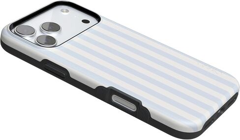 Casely iPhone 17 Pro Case | Blue Stripes | Sunday Best | Bold Protective Design | Compatible with MagSafe in Saudi Arabia