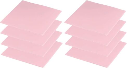 PATIKIL Thermal Pads 100x100x2mm, 8 Pack Silicone Cooling Thermal Pad for CPU GPU IC PCIe M.2 2280 SSD NVMe Heatsink, Pink in Saudi Arabia