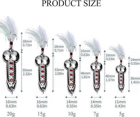5Pcs Funny Fishing Lures,Top Water Bass Fishing Hooks Gear,Metal Luminous Sequin Spoons,Prank Joke Fish Lure Trout Lures Spinner Baits for Fishing Lovers,Freshwater Saltwater Fishing Gag Gifts for Men in Saudi Arabia
