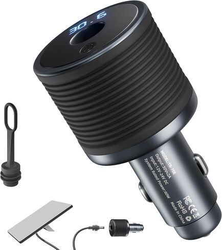 Starlink Mini Car Adapter with Step Up Booster, Starlink Mini Cigarette Lighter Power Adapter with Switch Aluminum DC Female Plug 12V-24V Power Converter to 30V 2A in Saudi Arabia