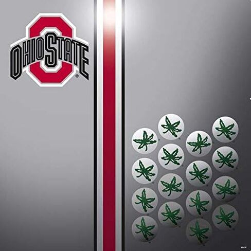Skinit Decal Gaming Skin Compatible with PS4 Pro Console and Controller Bundle - Officially Licensed Ohio State University Ohio State University Buckeyes Design in Saudi Arabia