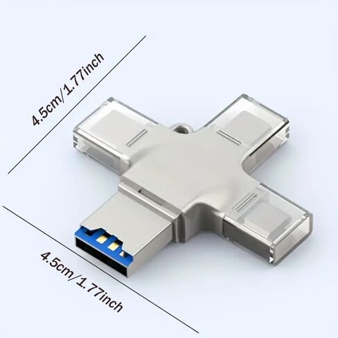 قارئ بطاقة SD، محول بطاقة USB 3.0 من النوع C إلى SD/TF لقارئ بطاقات الذاكرة 17/16/15 Pro Max مع جهاز لوحي للهاتف SD MicroSD USB، هدايا الحفلات in Saudi Arabia