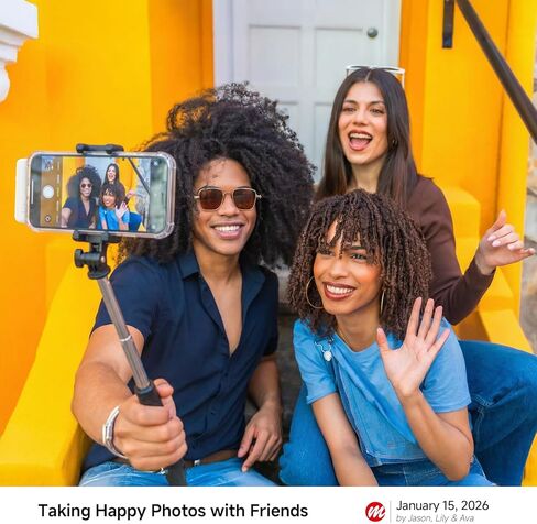 شاشة مراقبة Moman Vlog Selfie لسلسلة iPhone 7-17، 4K 60 إطارًا في الثانية ولاسلكي خاص مشفر، شاشة كاميرا خلفية مغناطيسية، P2P لاسلكية، نطاق 164 قدمًا لـ TikTok، YouTube، مجموعات الصور والفيديو، أسود in Kuwait