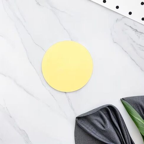 5Pcs Light Diffuser Film Self-Adhesive Warm Light Correction Film for Lamp Color-Changing Gel Sheet Sticker, Yellow, PET Material in Saudi Arabia