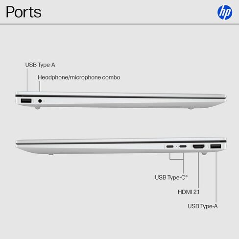 HP OmniBook 5 16" 2K Touchscreen Laptop | Intel Core Ultra 5 Processor | 16GB DDR5 RAM | 256GB PCIe SSD | Win 11 | Full-Size, Backlit Keyboard | Wi-Fi 6 | Work, Study & Everyday Use | WOWPC USB in Saudi Arabia