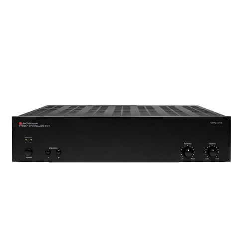 مصدر الصوت AMP210VS - مضخم طاقة استيريو ثنائي القناة - 100 وات/قناة، 250 وات موصلة، مناطق مكبر الصوت A/B، تشغيل تلقائي، معادل صوت الجهير/الصوت الثلاثي، مشغل 12 فولت، قابل للتركيب على حامل in Kuwait