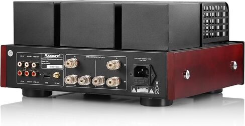Nobsound Tube Power Bluetooth Amplifier: HiFi Valve with Dual VU Meters USB U-Disk Playback RCA in for Bookshelf Speakers | 6P1 6N1 EI Transformer | Home Audio (DA7) in Saudi Arabia