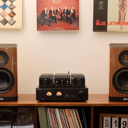 Nobsound Tube Power Bluetooth Amplifier: HiFi Valve with Dual VU Meters USB U-Disk Playback RCA in for Bookshelf Speakers | 6P1 6N1 EI Transformer | Home Audio (DA7) in Saudi Arabia