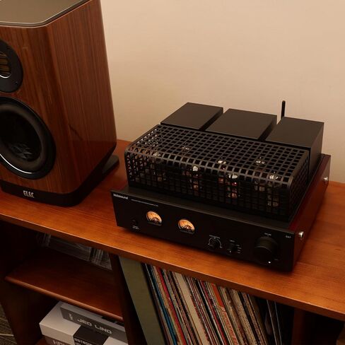 Nobsound Tube Power Bluetooth Amplifier: HiFi Valve with Dual VU Meters USB U-Disk Playback RCA in for Bookshelf Speakers | 6P1 6N1 EI Transformer | Home Audio (DA7) in Saudi Arabia