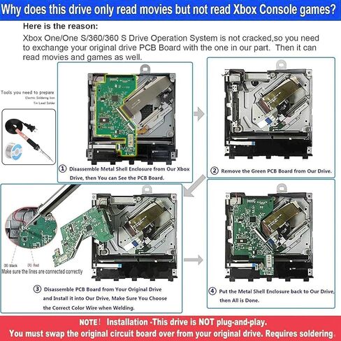 الأصلي لايت على DG-6M1S DG-6M2S بلو راي قرص DVD محرك استبدال لوحدة التحكم Xbox One in Kuwait