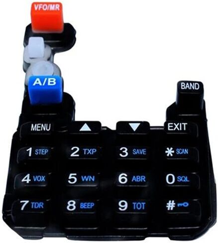 2 قطعة لوحة المفاتيح الرقمية لوحة المفاتيح لسلسلة Baofeng اتجاهين الراديو UV-5R UV-5RC UV-5RE in Saudi Arabia