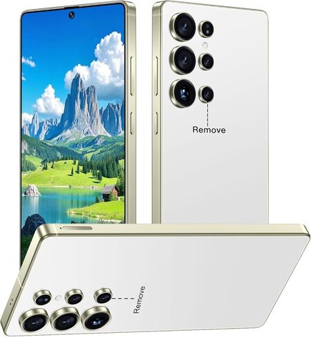 I25 Ultra 5G Unlocked Smartphone,16GB+512GB 7000mAh Fully Cell Phone for Android 14, 6.99" HD Screen Unlocked Cell Phone, 68MP+108MP Dual Camera/Dual SIM/Fingerprint (Titanium Blue) in Saudi Arabia
