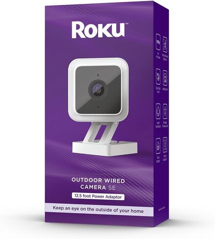 Roku CW2000R Smart Home Outdoor Wired Camera SE Security Camera w/Motion & Sound Detection (Renewed) in Saudi Arabia