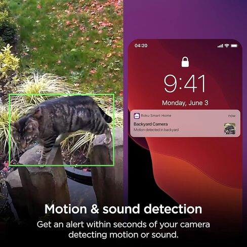 Roku CW2000R Smart Home Outdoor Wired Camera SE Security Camera w/Motion & Sound Detection (Renewed) in Saudi Arabia