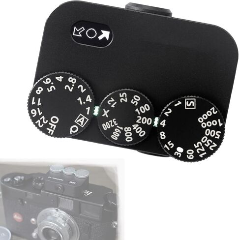 Film Camera Light Meter, 3 Dials Retro Exposure Indicator, High Precision Photography Light Meter, 20 Hours Endurance, Compatible with Film Cameras in Saudi Arabia