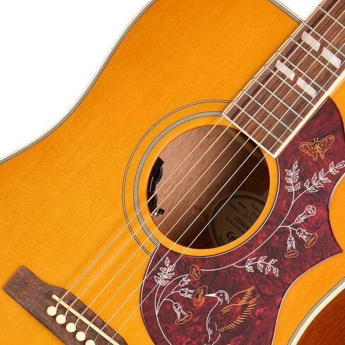 Epiphone Hummingbird Studio Acoustic Electric، هيريتدج شيري صن بيرست مع حقيبة in Saudi Arabia