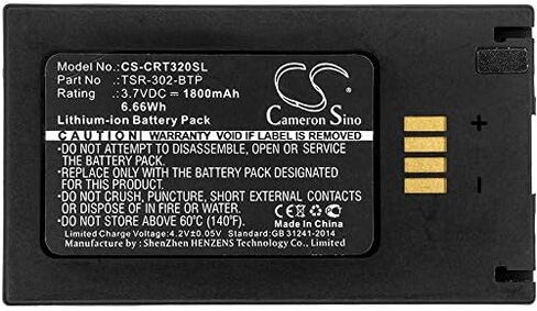 (2 حزمة) بطارية XSP لـ Crestron TSR-302، TSR-302 شاشة لمس محمولة PN TSR-302-BTP 1800 مللي أمبير في الساعة in Saudi Arabia