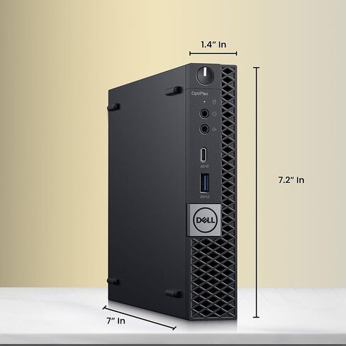 Dell OptiPLex 5060 Micro Desktop Computer — Intel Core i5-8500T 8th Gen — 16GB DDR4 RAM — 256GB SSD — Wireless Keyboard & Mouse — Wi-Fi — Business Tiny PC — Window 11 Pro (Renewed) in Saudi Arabia
