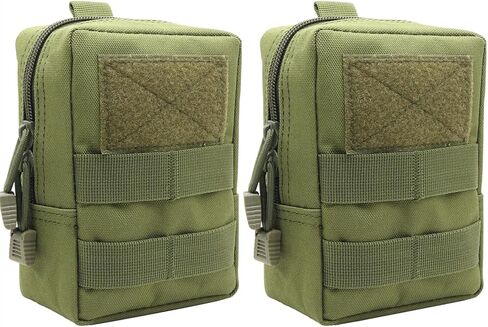 2 Pack Tactical Molle Pouch, Multi-Purpose Compact Waist Bags Military Gear Gadget EDC Backpack for Outdoor, Hiking, Hunting, Traveling in Saudi Arabia