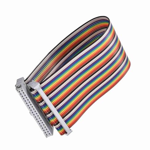كابل شريط بوميا 40 دبوس قوس قزح GPIO، 20 سم | موسع IO من أنثى إلى أنثى لـ 2/3 قلب نحاسي من الموز Pi البرتقالي in Kuwait