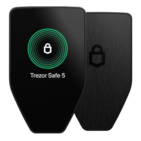 Trezor Safe 5 - Crypto Hardware Wallet with Secure Element & Passphrase, Color Touchscreen, Haptic Feedback, Bitcoin Security, Supports 1000s Coins & Tokens, Quick & Simple Setup (Green Berryl) in Saudi Arabia