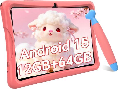 تابلت TABWEE للأطفال مُحدث لعام 2026، مقاس 10 بوصة، أحدث جهاز لوحي يعمل بنظام Android 15 للأطفال الذين تتراوح أعمارهم بين 6 و12 عامًا، وذاكرة وصول عشوائي 12 جيجابايت وذاكرة قراءة فقط 64 جيجابايت (قابلة للتوسيع 2 تيرابايت)، وشاشة عالية الدقة للعناية بالعين in Kuwait