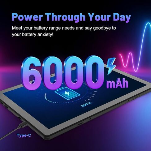 تابلت Gleeso، أحدث جهاز لوحي Android 16 مقاس 10 بوصة، 20 جيجابايت + 64 جيجابايت + 2 تيرابايت TF، بطارية 6000 مللي أمبير في الساعة، كاميرا مزدوجة، Widevine L1، معرف الوجه، WiFi 6، BT 5.4، أجهزة لوحية 2 في 1 مع حافظة واقية لقلم لوحة المفاتيح والماوس in Kuwait