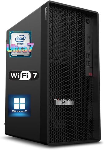 كمبيوتر سطح المكتب Lenovo ThinkStation P2 Tower • معالج Intel Ultra 9 285 ذو 24 نواة • ذاكرة DDR5 سعة 64 جيجابايت • محرك أقراص SSD سعة 2 تيرابايت • Office 365 للويب • HDMI + 2X DisplayPort • Wi-Fi 7 • لوحة مفاتيح وماوس سلكي • Windows 11 in Kuwait