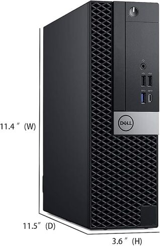 Dell OptiPlex 7050 SFF Desktop Computer PC, Intel Core i5-7500, 8 GB DDR4 RAM, 256 GB SSD, Keyboard & Mouse, Windows 11 Pro (Renewed) in Saudi Arabia