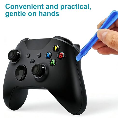 2 Pack Bumpers Replacement, DaKuan Compatible with Xbox Series X/S Controllers, Black and White LB RB Button Repair Kit with 2 Joystick Thumbsticks, T6 T8H Screwdrivers and Prying Tools in Saudi Arabia