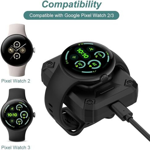 Charger for Google Pixel Watch 2 & 3, 2000mAh Portable Charger with USB Cable for Pixel Watch 2 3 in Saudi Arabia