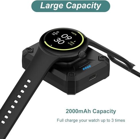 Charger for Google Pixel Watch 2 & 3, 2000mAh Portable Charger with USB Cable for Pixel Watch 2 3 in Saudi Arabia