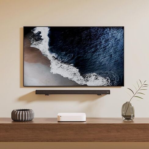ETHU Universal Sound Bar Mounts Under TV, Heavy-Duty Soundbar Wall Mount with 44 LBS Capacity, Under TV Sound Bar Mount with Adjustable Hooks for 4"-7" Depth Soundbars, Space Saving Design in Saudi Arabia