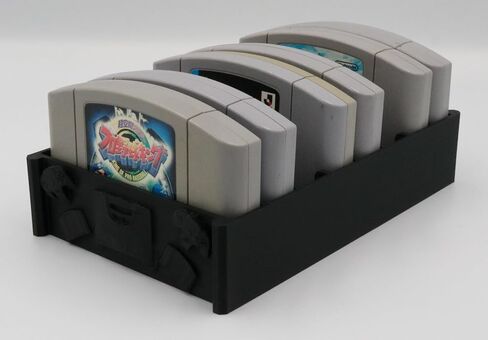 حامل ألعاب لنينتندو 64 (N64) - يحمل 8 خراطيش in Saudi Arabia