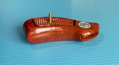Hardwood Handgun Grips Compatilbe with S&W J Frame Round Butt, Bodyguard Replacement Handcraft Wood Pistol Grip Handmade Imported in Saudi Arabia