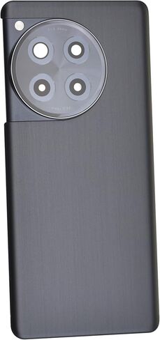 Iron Gray Back Panel Replacement for OnePlus 12R with Camera's Frame and Lens and Pre-Cut Adhesive in Saudi Arabia