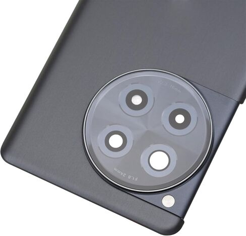Iron Gray Back Panel Replacement for OnePlus 12R with Camera's Frame and Lens and Pre-Cut Adhesive in Saudi Arabia
