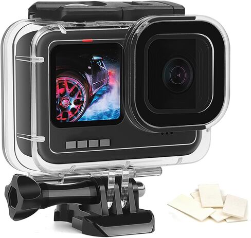 Waterproof Case Compatible with Go pro Hero 13 Black,Waterproof Housing Case for Go pro Hero 13/12/10/9 Action Camera,Waterproof up to 30M/98ft in Saudi Arabia