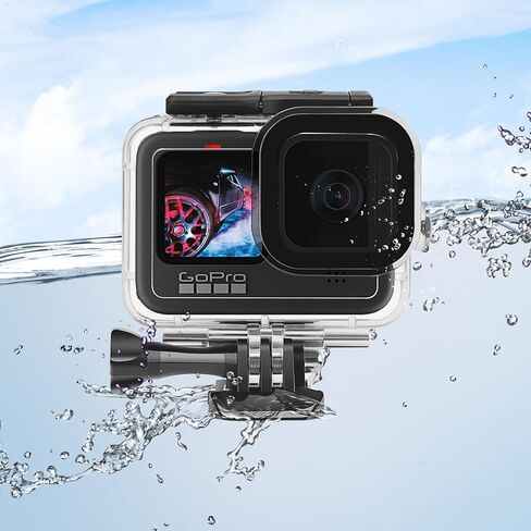 Waterproof Case Compatible with Go pro Hero 13 Black,Waterproof Housing Case for Go pro Hero 13/12/10/9 Action Camera,Waterproof up to 30M/98ft in Saudi Arabia
