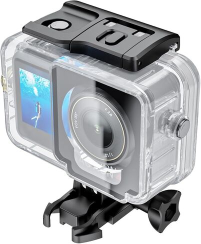 Waterproof Housing Case with 12pcs Anti-Fog Inserts for D JI OSMO Action 6/5Pro/4 Camera, 40M/131FT Protective Underwater Dive Case Shell for D JI OSMO Action 6/5Pro/4 Action Camera in Saudi Arabia