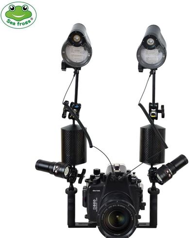 كابل الألياف الضوئية SeaFrogs OR-2 لمبيت Searogs Meikon مع Searogs ST-100 Pro، SF-01 ستروب، من أجل Olympus وSea&Sea Strobe in Kuwait