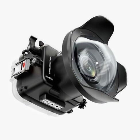 130ft/40 متر تحت الماء هيكل الكاميرا لسوني ألفا FX3 ILME-FX3 FX30 ILME-FX30 + WA005 6 بوصة قبة ميناء عدة + سوني FE 28 16-35 GM Gear in Kuwait