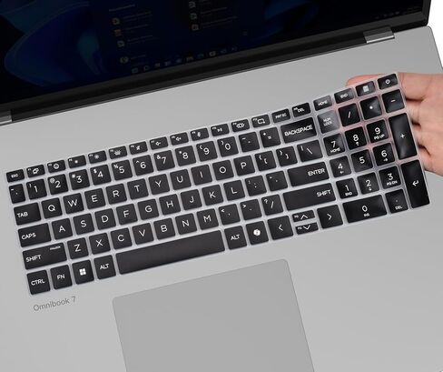 Keyboard Cover Skin for 2026 2025 HP OmniBook 7 Laptop 17.3" 17-dc Series 17t-dc000 17-dc0097nr 17-dc0037nr, HP OmniBook 7 16-az 16-ay 16-az0097nr 16-ay0087nr 16" Protector(Not Fit 17-dd 16-au Series) in Saudi Arabia