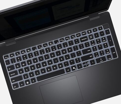 غطاء لوحة المفاتيح لجهاز Dell Pro 16 PC16250 PC16255، Pro 16 Plus PB16250 PB16255، Pro Max 16 MC16250 MC16255 & Pro Max 18 Plus MB1825 Series - أسود in Kuwait