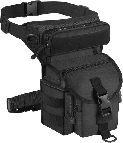 Hiking Waist Packs, Adjustable Mens Fanny Pack, Waterproof Belt bags, Drop Leg Bag, for Camping, Tactical,Cycling in Saudi Arabia