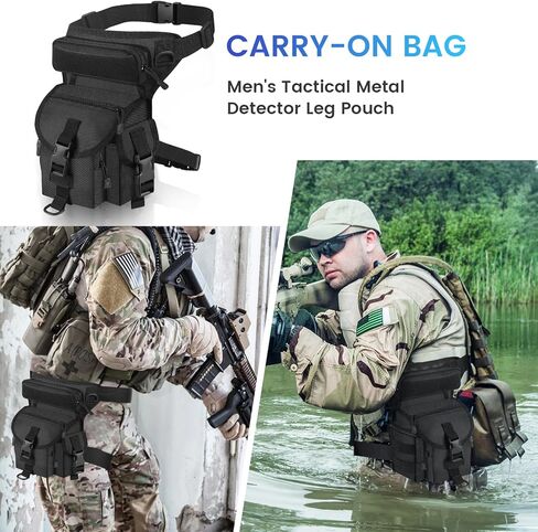 Hiking Waist Packs, Adjustable Mens Fanny Pack, Waterproof Belt bags, Drop Leg Bag, for Camping, Tactical,Cycling in Saudi Arabia