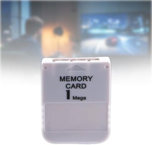 1MB Memory Card Compatible for PS1 Game Console Fast Read Write,Game Saving Card Compatible with PS1 Classic Game Systems in Saudi Arabia